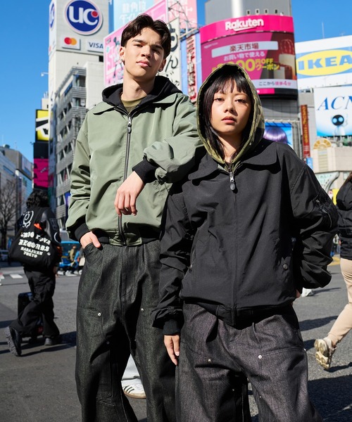 kutir（クティール） ブルゾン アウター MA-1 2WAY REVERSIBLE NYLON