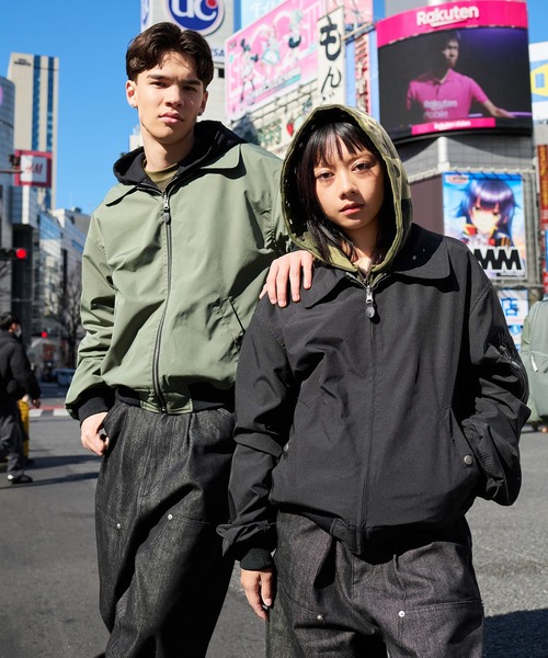 kutir（クティール） ブルゾン アウター MA-1 2WAY REVERSIBLE NYLON