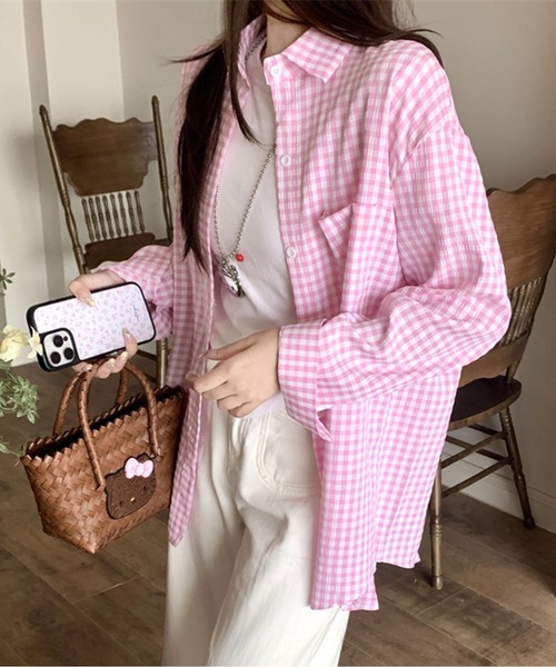 ギンガムチェックシャツ レディース : ZOZOTOWN Yahoo!店 - 通販