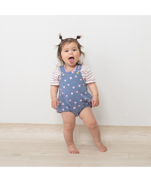 ベビー服 ロンパース 星のカービィ 吊りブルマ 裏毛 : ZOZOTOWN Yahoo