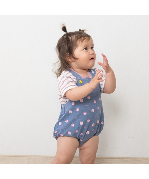 ベビー服 ロンパース 星のカービィ 吊りブルマ 裏毛 : ZOZOTOWN Yahoo