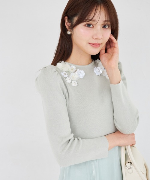 tocco closet（トッコ クローゼット） ワンピース ウエストリボン付き
