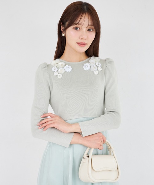 tocco closet(トッコ クローゼット) ワンピース ウエストリボン付き tocco closet(トッコ クローゼット) ワンピース ウエストリボン付き
