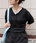 ヘンリーネック tシャツ 半袖 「クールスマー...の詳細画像4