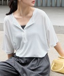 ヘンリーネック tシャツ 半袖 「クールスマー...の詳細画像3