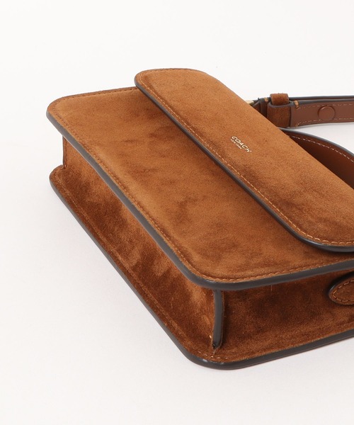 COACH コーチ レザー ボディバッグ ワンショルダーバッグ ブラウン COACH コーチ ボディバッグ ワンショルダーバッグ 本革 シボ革