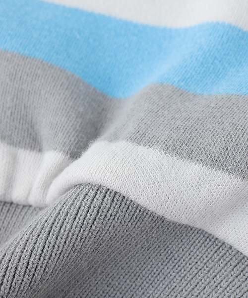 セーター ニット ERL / イーアールエル UNISEX STRIPED LONG SLEEVE ポロシャツ KNIT メンズ レディースの画像