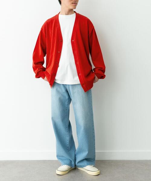 URBAN RESEARCH Sonny Label カーディガン 強撚コットンニット