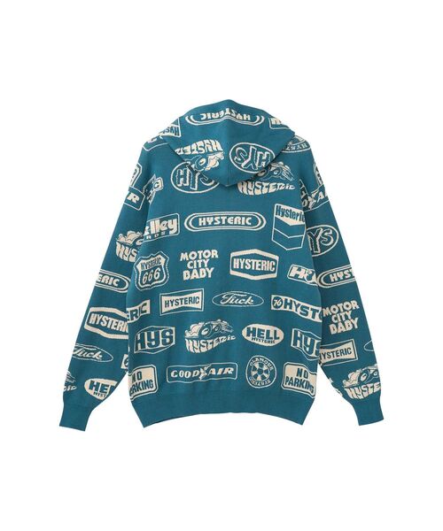 「HYSTERIC GLAMOUR」 ニットカーディガン X-LARGE ピンク系その他 メンズの画像