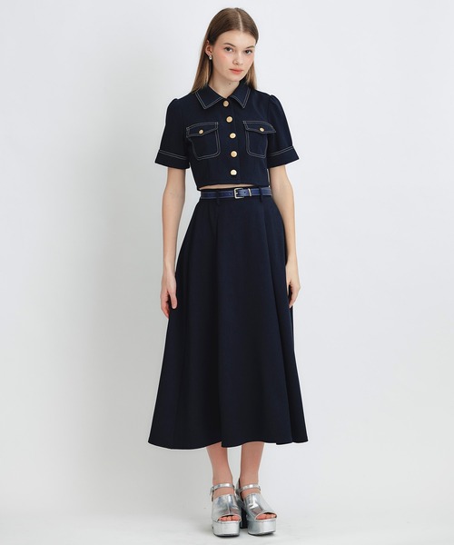 三連休セール！　　エレッセ　♡ セットアップ　♡完売品 REDYAZEL（レディアゼル） セットアップ ショートジャケット×フレア