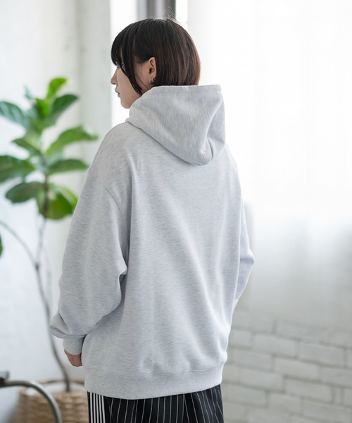 「SIDEWAY STANCE」 プルオーバーパーカー SMALL ネイビー メンズ_画像9