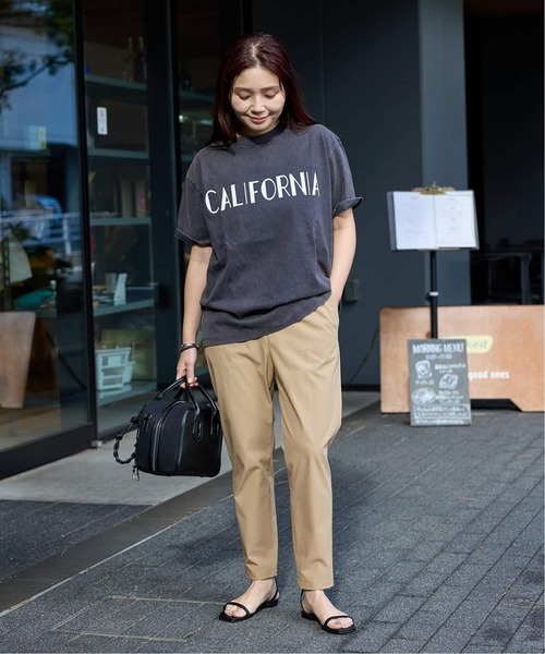 新品　JOURNAL STANDARD リネンナイロンストレッチテーパードパンツ JOURNAL STANDARD（ジャーナルスタンダード） パンツ 「追加」「撥水