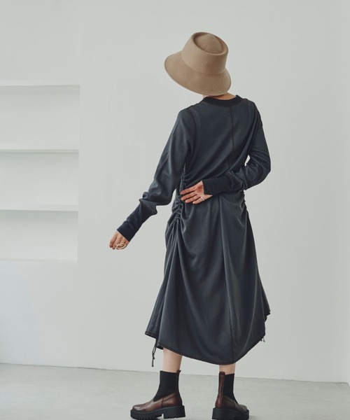 「ROSE BUD」 長袖ワンピース FREE ベージュ レディース_画像8