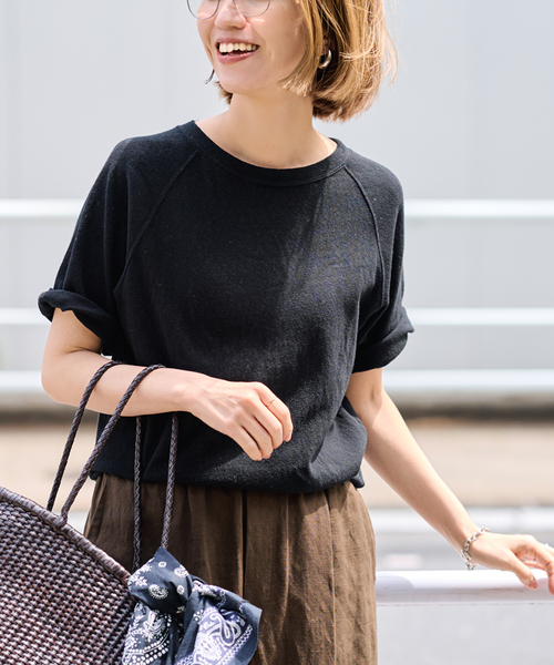 tシャツ 「新色 / 追加」スラブ天竺ラグランTEE レディースの画像