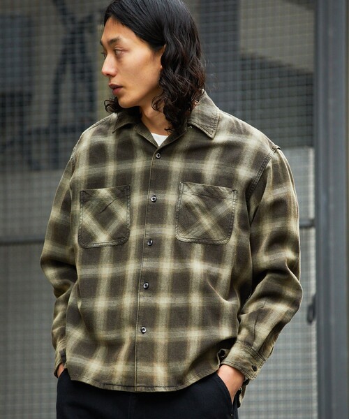 FREAK'S STORE（フリークスストア） 長袖シャツ MEDIUM ブラック
