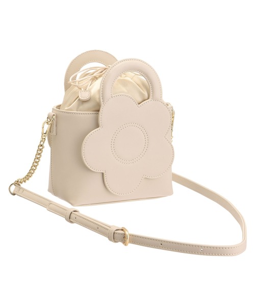 MARY QUANT（マリークヮント） 2WAYバッグ FREE ベージュ レディース