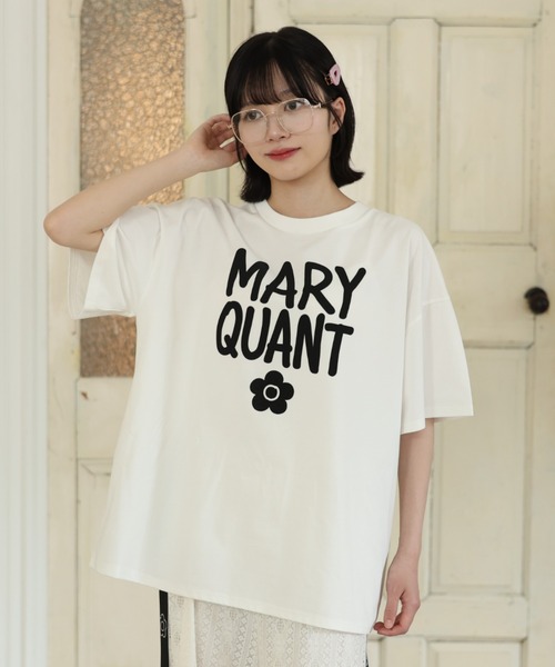 MARY QUANT（マリークヮント） tシャツ マリークワント ペイントロゴ T