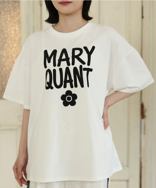 MARY QUANT（マリークヮント） tシャツ マリークワント ペイントロゴ T