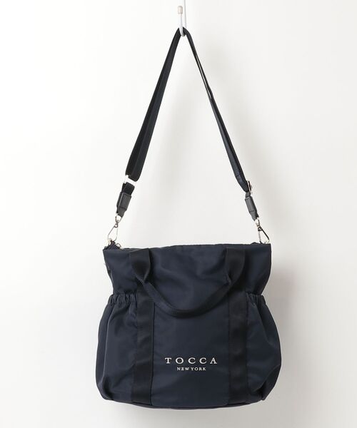 TOCCA（トッカ） 刺繍2WAYバッグ - ネイビー レディース : ZOZOTOWN