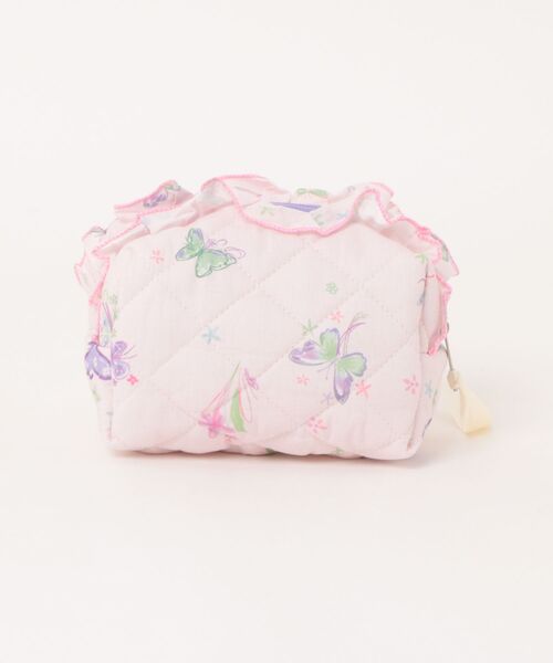 Mignonjour ポーチ Mignonjour/フリルキルティングポーチ M2924