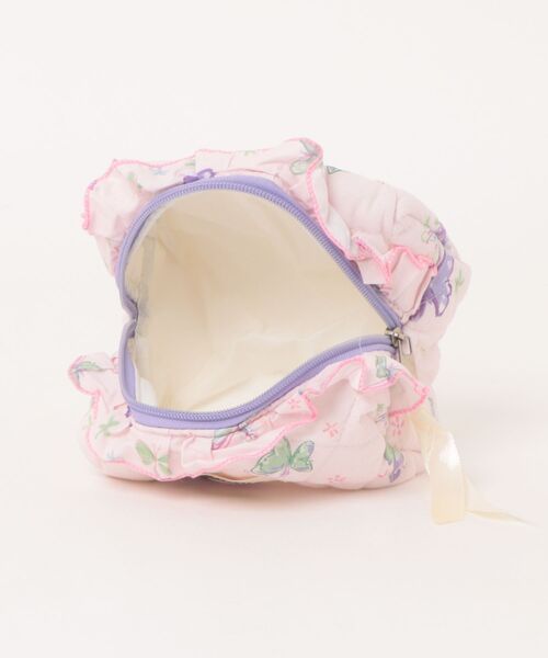 Mignonjour ポーチ Mignonjour/フリルキルティングポーチ M2924