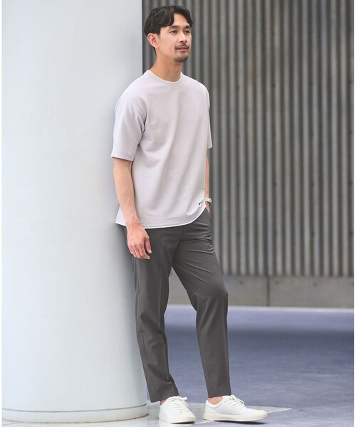 スラックス 「WEB限定」JUST fit トロピカル イ−ジー スラックス -2WAYストレッチ- メンズの画像