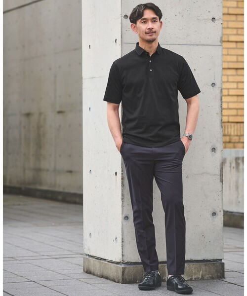 スラックス 「WEB限定」JUST fit トロピカル イ−ジー スラックス -2WAYストレッチ- メンズの画像