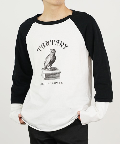 「DIET BUTCHER」 長袖Tシャツ 2 ダークグリーン メンズ_画像3