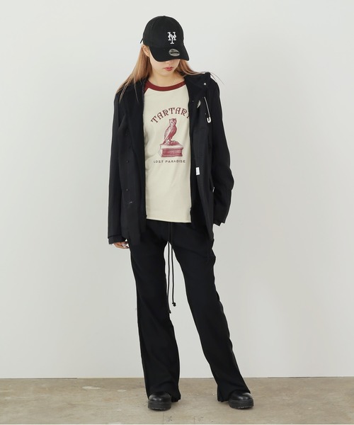 「DIET BUTCHER」 長袖Tシャツ 2 ダークグリーン メンズ_画像8