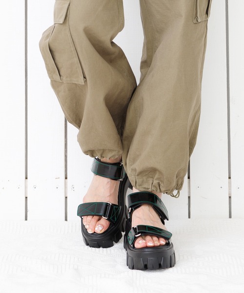 「attagirl」 フラットサンダル S シルバー系その他 レディース_画像3