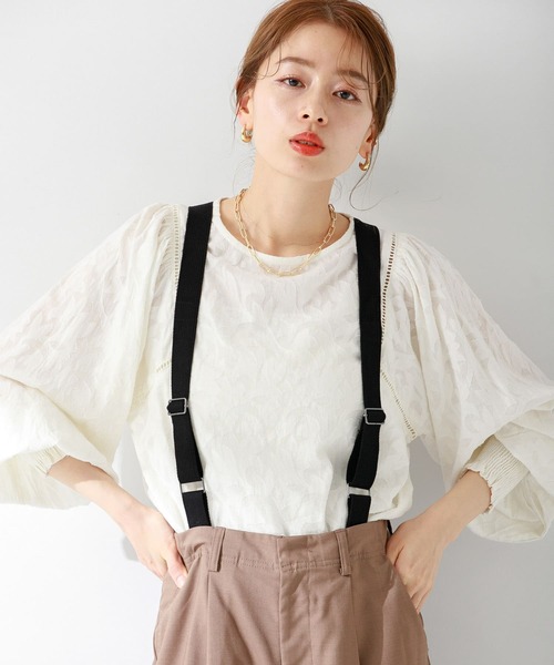 「URBAN RESEARCH Sonny Label」 長袖ブラウス FREE ブルー レディース_画像3