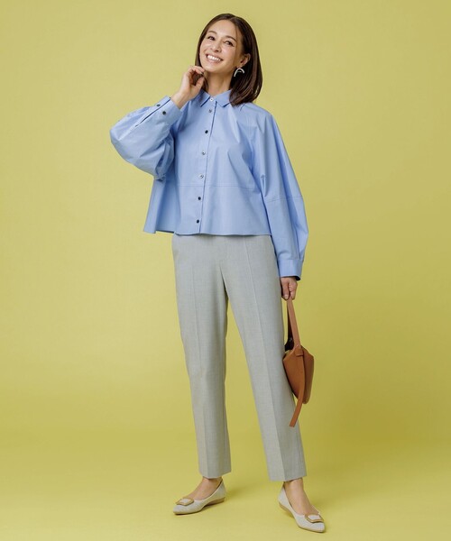 「UNFILO」 長袖シャツ MEDIUM ブルー レディース_画像4
