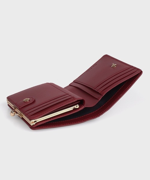 新品未使用 ポールスミス 3つ折り財布 がま口 レッド バルーンバニーエンボス Paul Smith（ポール・スミス） 財布 マーケトリースワールラビット