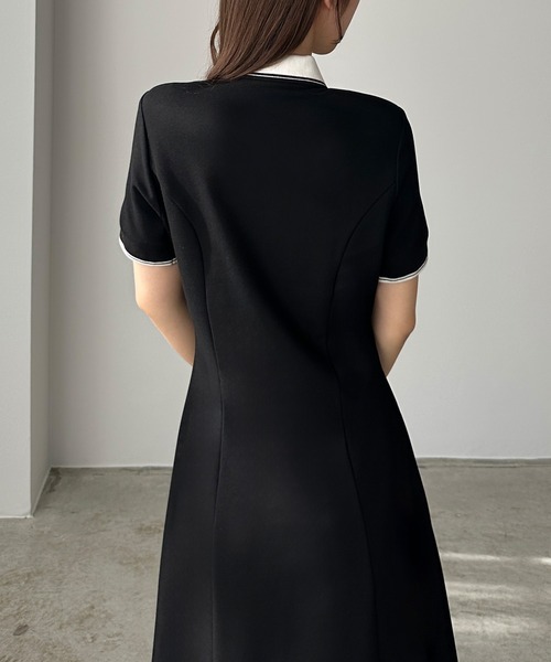 「Louere」 半袖ワンピース MEDIUM ブルー系その他 レディース_画像7