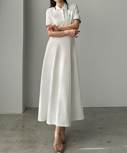 「Louere」 半袖ワンピース MEDIUM ブルー系その他 レディース_画像8