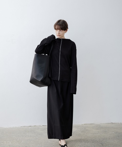 「tageechita」 長袖カットソー S ブラック レディース_画像6
