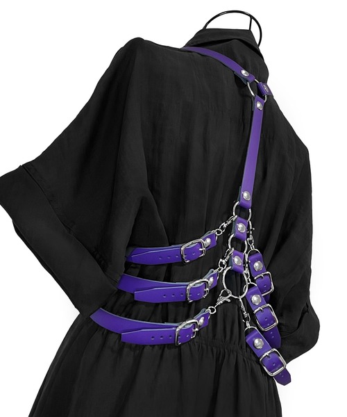 Otori. ベルト 肋骨ハーネスベルト「Void violet」 レディース