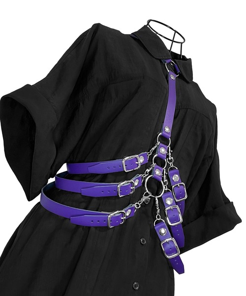 Otori. ベルト 肋骨ハーネスベルト「Void violet」 レディース