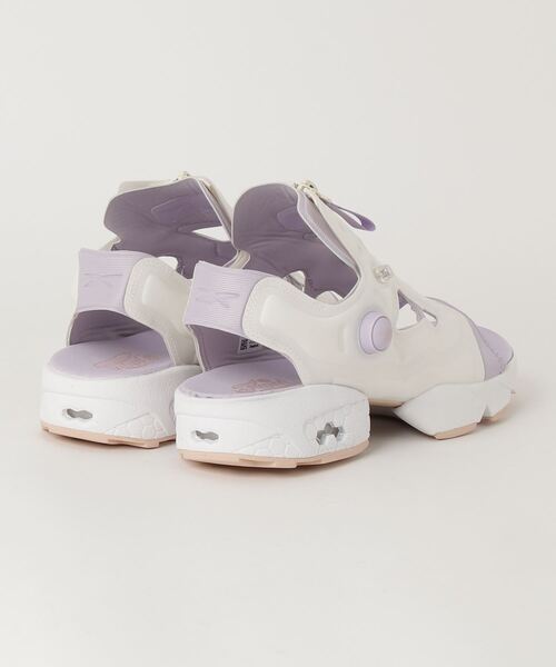 「Reebok」 フラットサンダル 26.0cm ブラック×ホワイト レディース_画像4