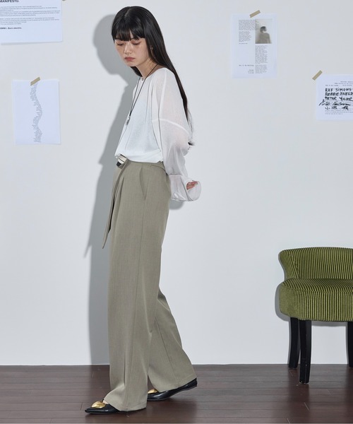 「THE YOn」 フラットパンプス 37 ブラック×シルバー レディース_画像4