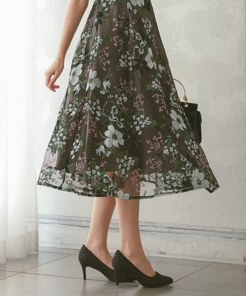 「Dorry Doll」 半袖ワンピース MEDIUM イエロー レディース_画像4