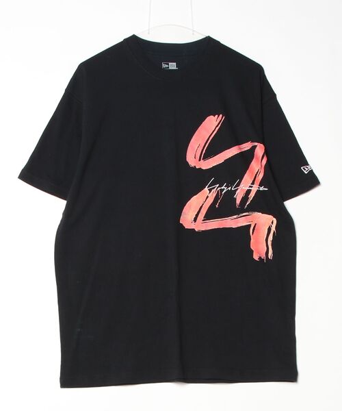 YOHJI YAMAMOTO×NEW ERAコラボ Tシャツ XL Yohji Yamamoto POUR HOMME 半袖Tシャツ「NEW ERAコラボ」 X-LARGE