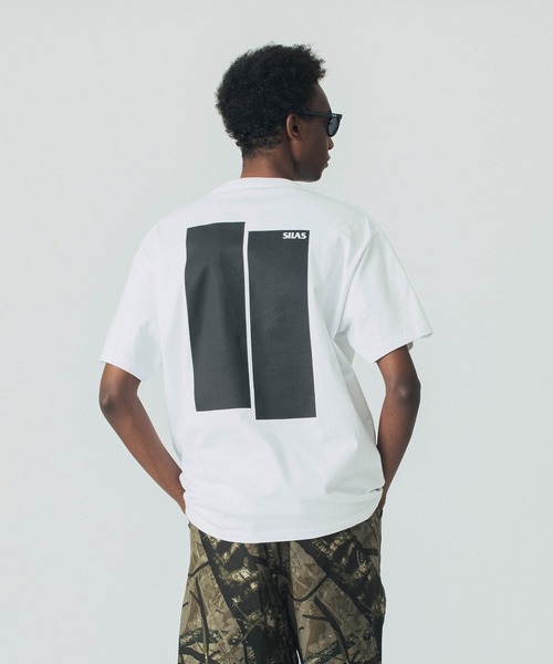 「SILAS」 半袖Tシャツ L ブラック メンズ_画像4