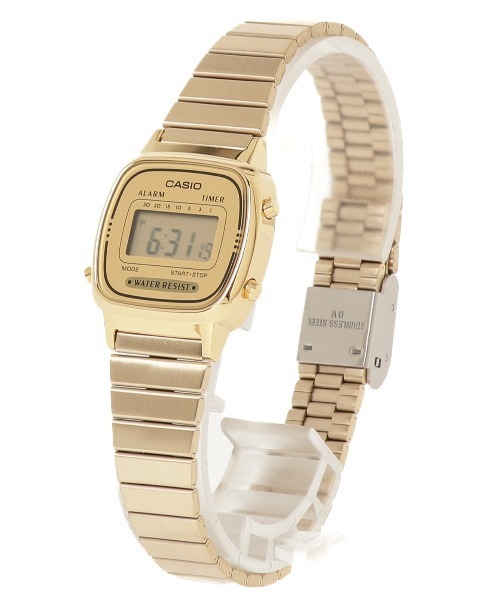 CASIO（カシオ） 腕時計 「」ゴールド デジタルミニ 腕時計 レディース