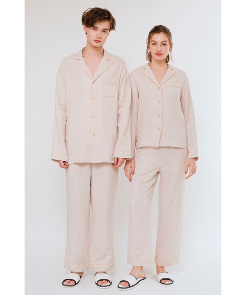 安い購入 ルームウェア パジャマ コットンガーゼパジャマ ジェンダー長袖トップス Zozotown Paypayモール店 通販 Paypayモール 超目玉 Www Novatronicsistemas Com