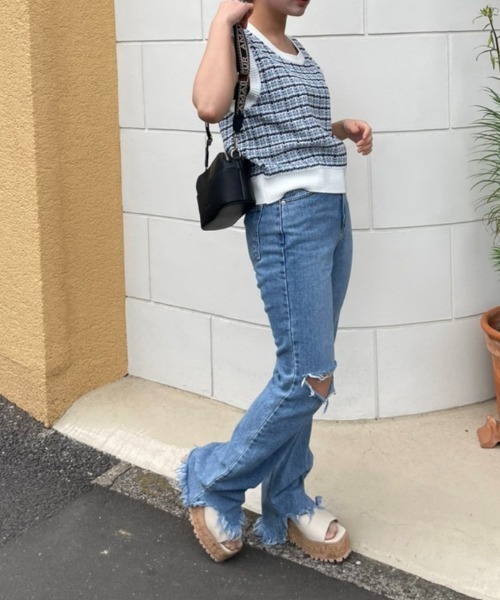 AMAIL（アマイル） 厚底 サンダル Milk corky sandal レディース