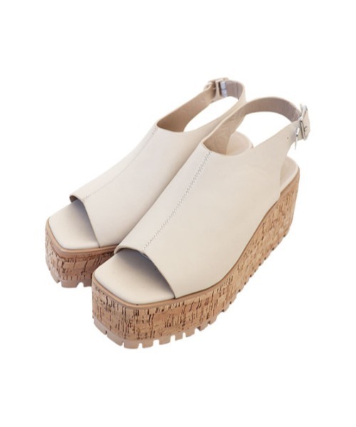 AMAIL（アマイル） 厚底 サンダル Milk corky sandal レディース