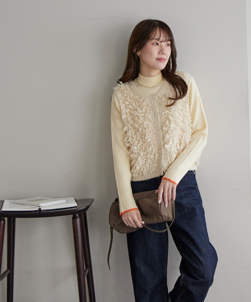 即完売品　マーク＆ロナ　バイカラーセーター MARK&LONA（マークアンドロナ） セーター ニット CD9-TRHN | MEN