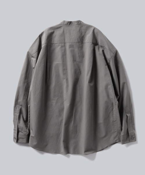 WHITE MAILS（ホワイトメイルズ） シャツ COTTON PAPER POPLIN BAND