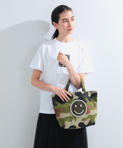 Ray BEAMS トートバッグ ECODECO / カモフラ スマイル